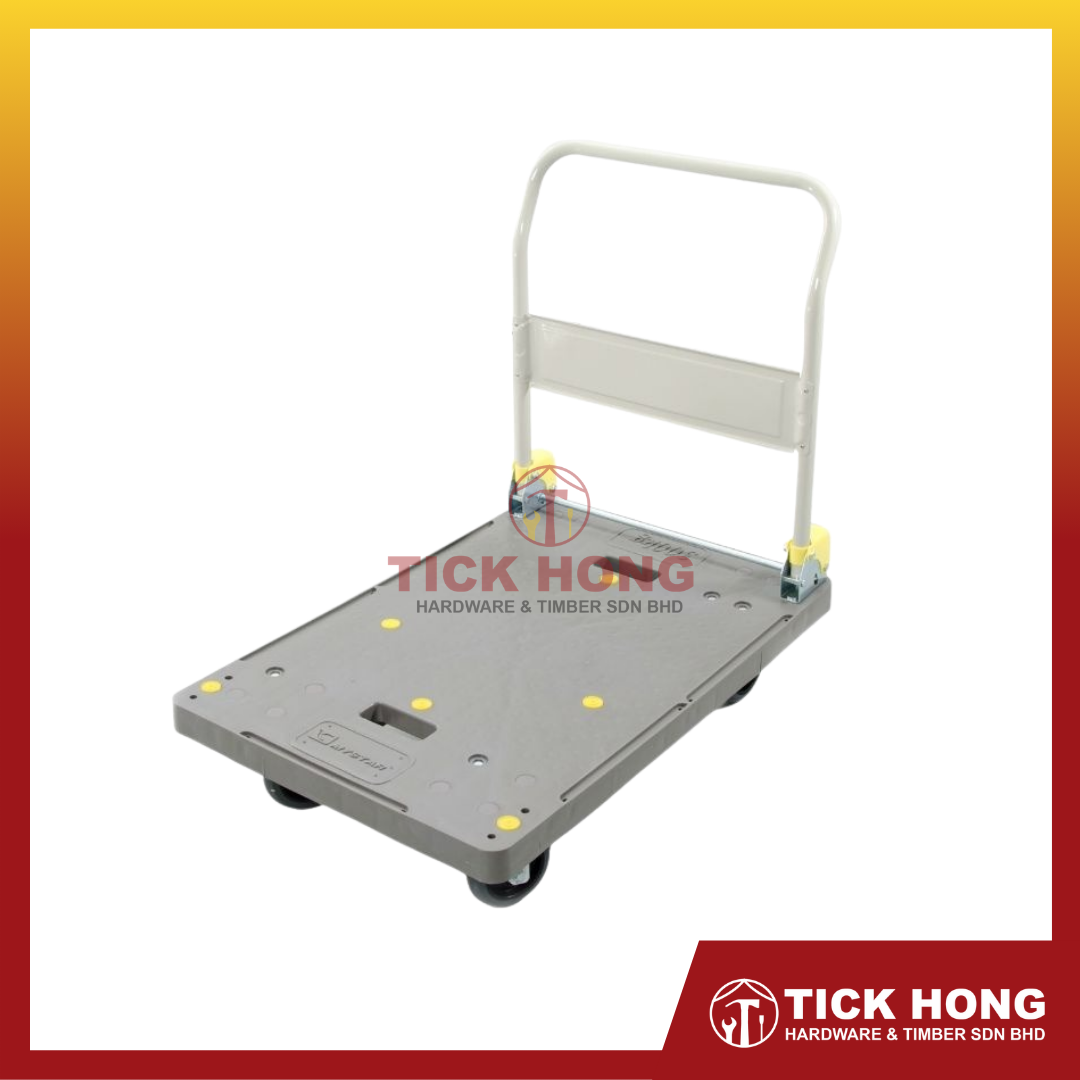 MYSTAR PVC 4 Wheel Hand Trolley 300kg (H/D)