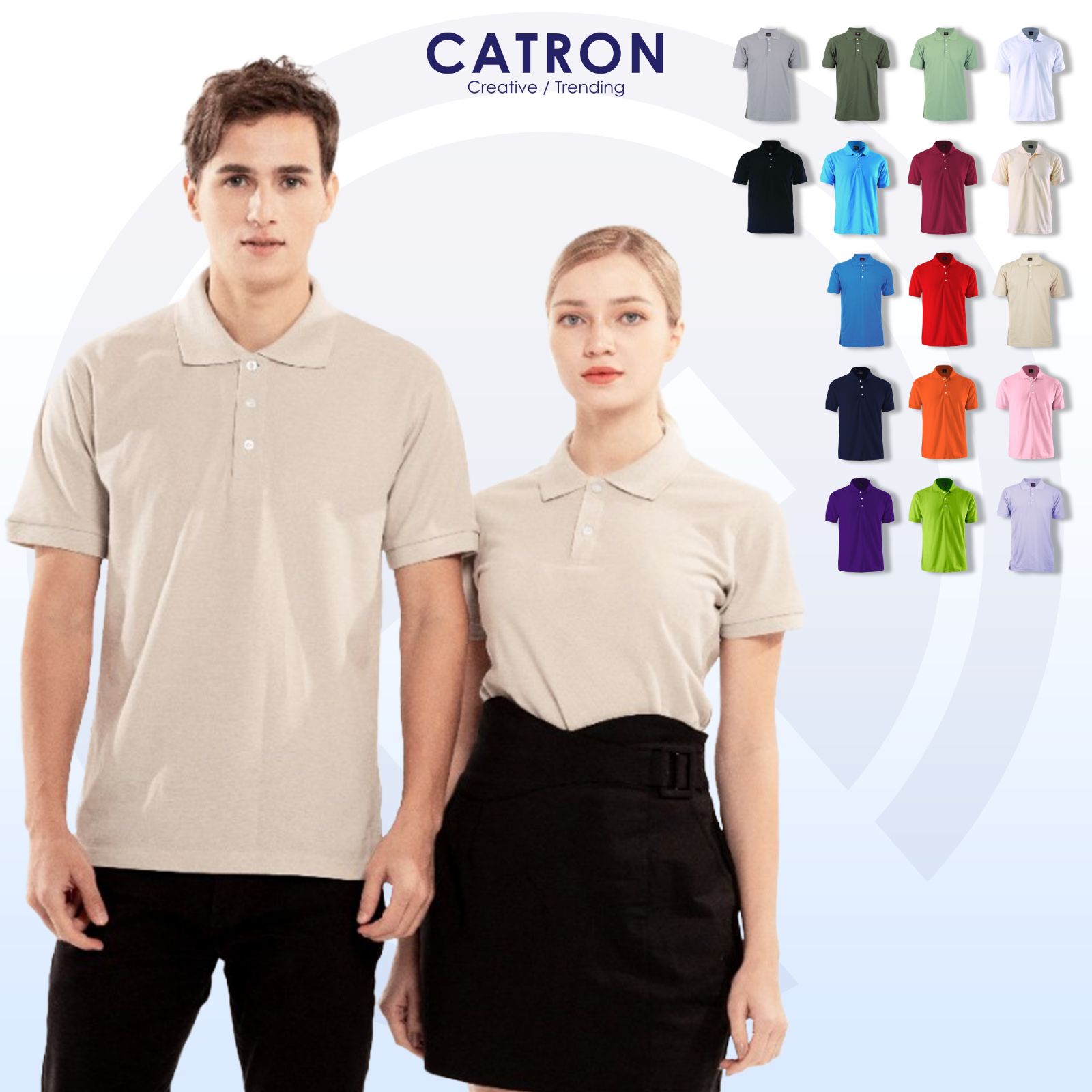 EM 2160 Short Sleeve Collar T-shirt (180gsm)