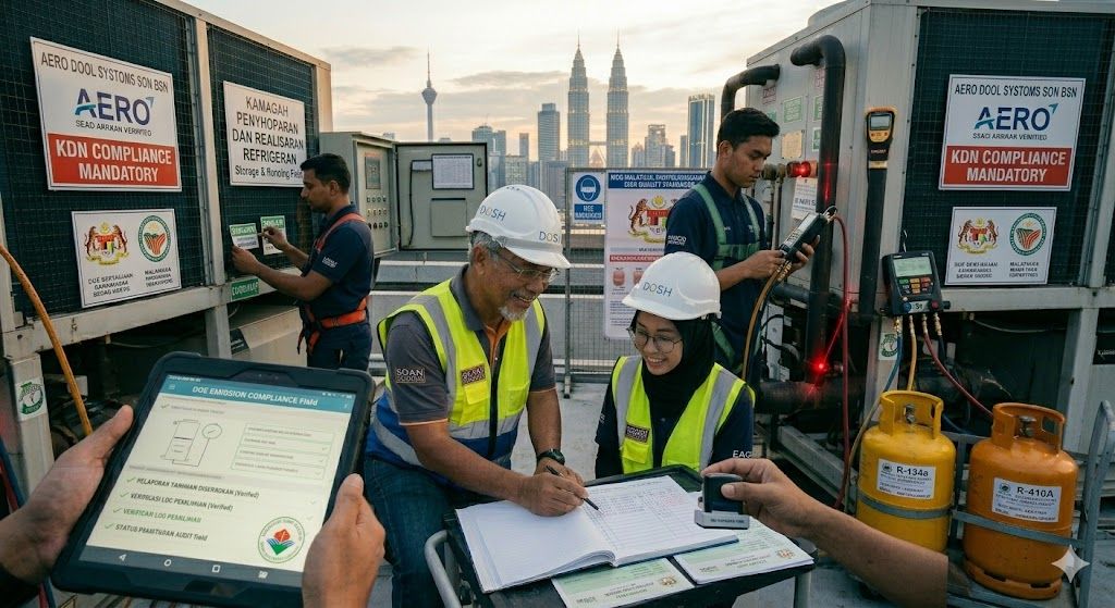 HVAC emission compliance Malaysia DOE