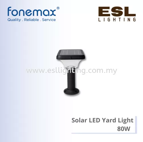 FONEMAX Solar LED Yard Light Round 80W - S-14R-YL400 IP65