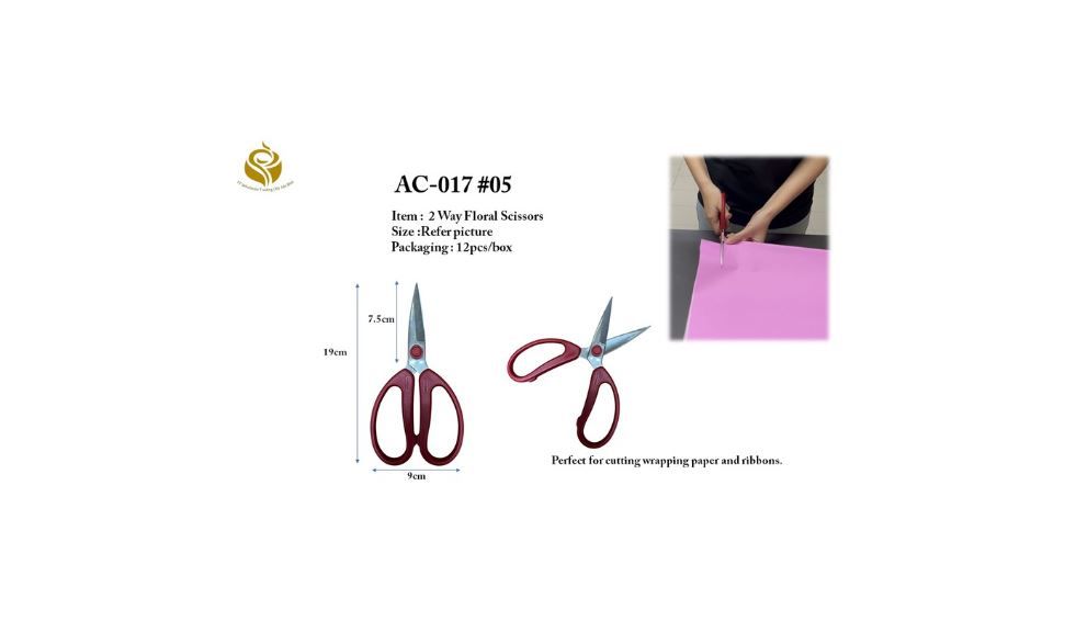 2 Way Floral Scissors – Dual-Action Shears for Florists [ TT Wholesale] (AC-017#05)