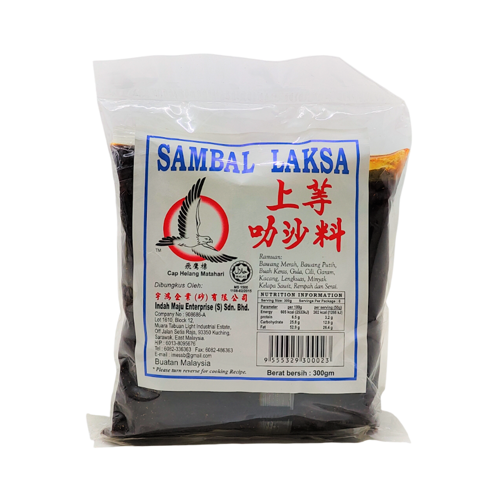 Cap Helang Matahari Sambal Laksa 300g+-
