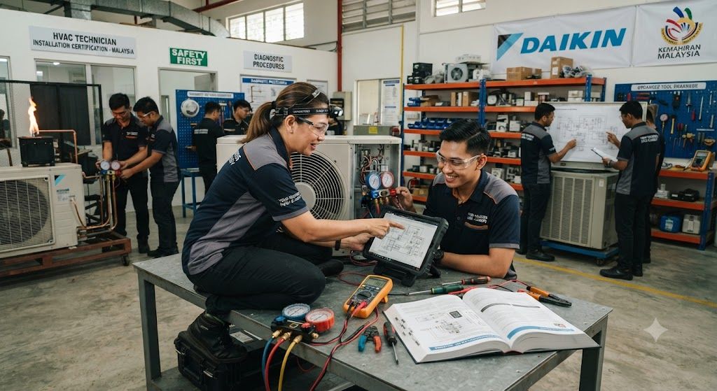 HVAC technician installation certification Malaysia