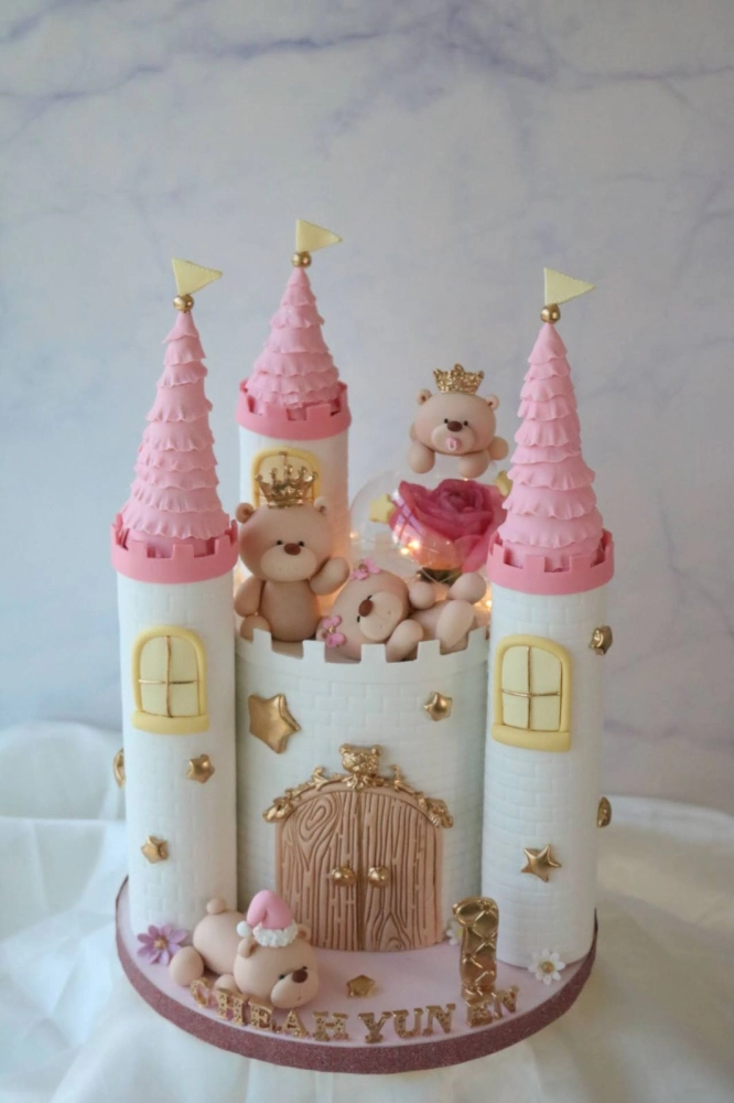 Bear Castle Cake