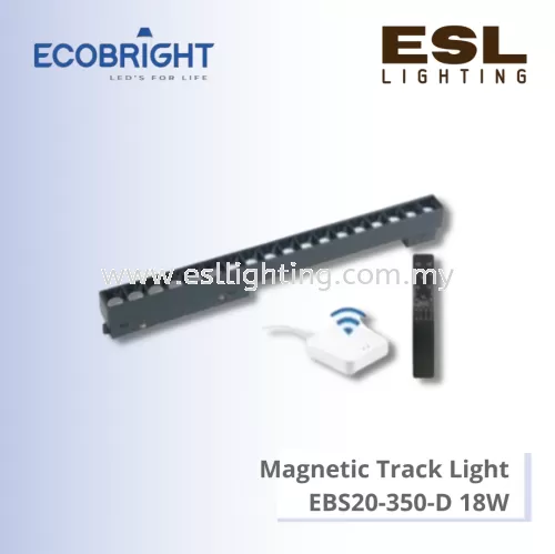 ECOBRIGHT LED Magnetic Track Light 3 Color Dimmable 18W - EBS20-350-D