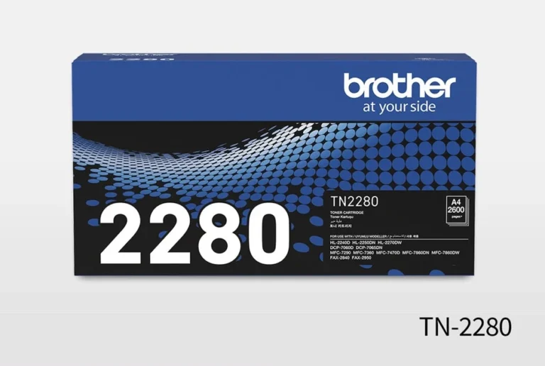 Brother TN-2280 Genuine Monochrome Toner Cartridge Page Yield up to 2600 Pages – Black
