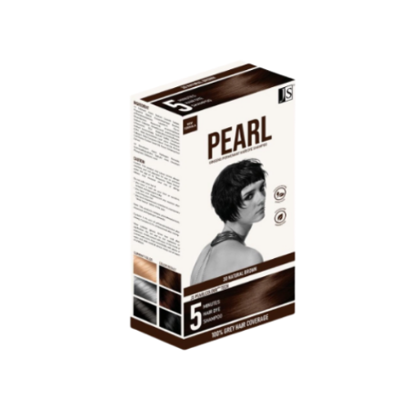 JS Black Pearl Shampoo & Conditioner 60ml (30 Natural Brown)
