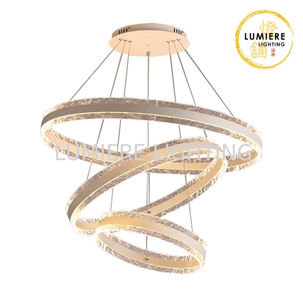 Post Modern Minimalist Hairline Gold Luxury Pendant Light