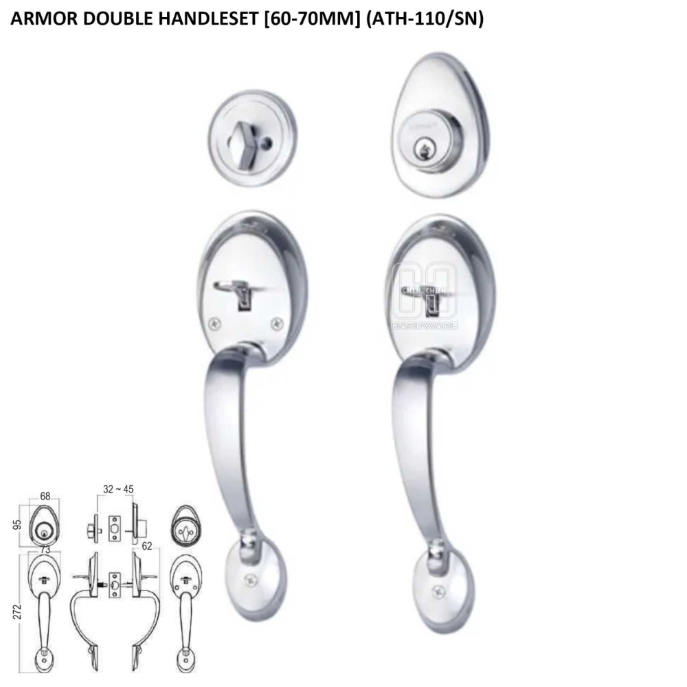 ARMOR DOUBLE HANDLESET ATH-110/SN 60-70MM