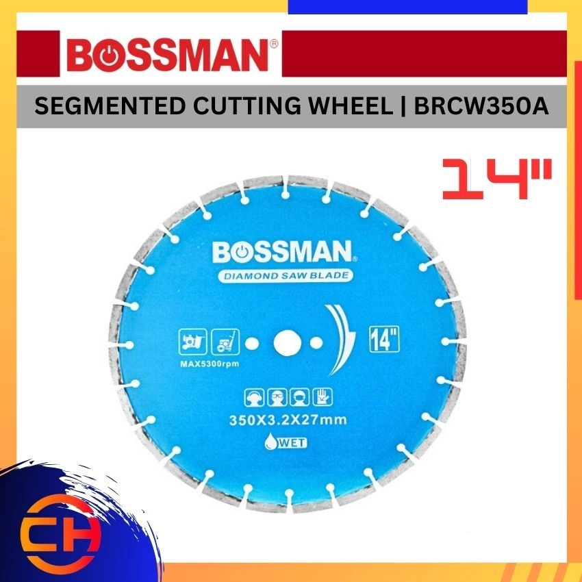 BOSSMAN DIAMOND CUTTING WHEEL BRCW350A SEGMENTED CUTTING WHEEL 