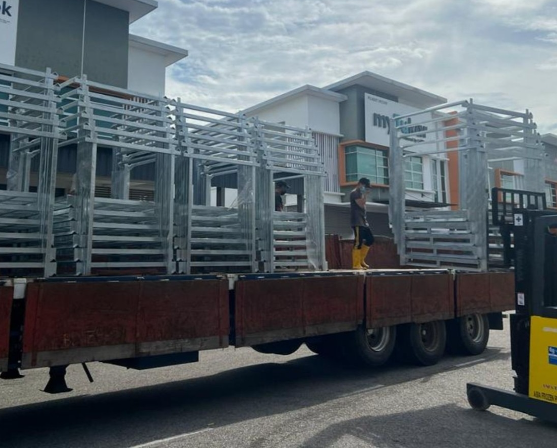Heavy Duty Galvanized Nestainer Stackable Storage Pallet Tainer 1000KG Capacity for Warehouse & Industrial Storage