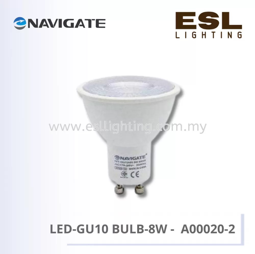 NAVIGATE A00020-2 - LED-GU10 BULB-8W
