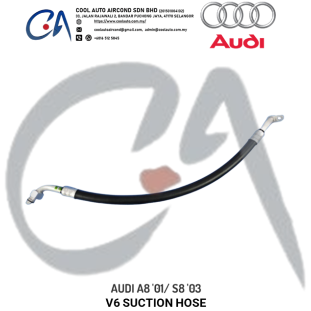 AUDI A8 '01/ S8 '03 V6 SUCTION HOSE