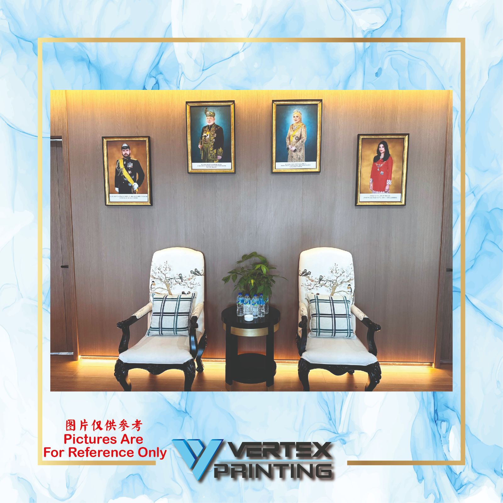 Agong & Sultan Photo Frame