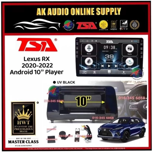 T5 DSP CarPlay ◾ TSA Lexus RX 2020 - 2022 With Canbus [ 2Ram +32GB / 4Ram + 64GB ] 10'' inch Android Car Player Monitor