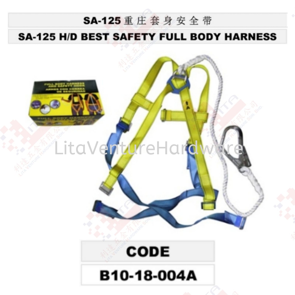 SA125 HEAVY DUTY BEAT SAFETY FULL BODY HARDNESS - B1018004A