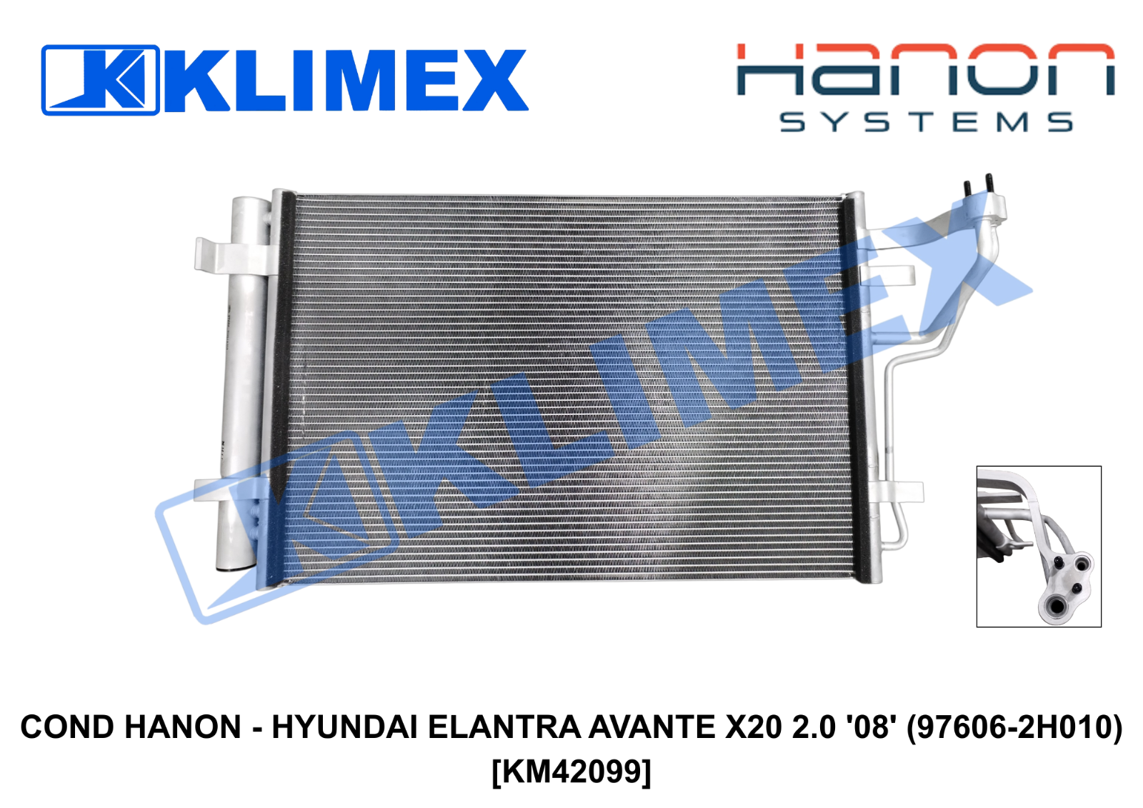 COND HANON - HYUNDAI ELANTRA AVANTE X20 2.0 '08' (97606-2H010) [KM42099]