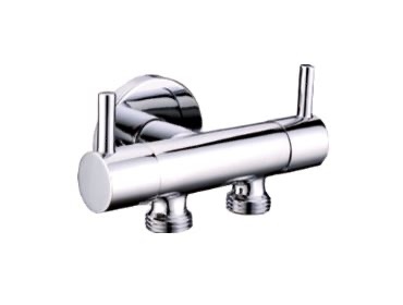 T-72042 1/2'' Two Way Tap – Durable Brass Chrome Faucet for Home & Bathroom