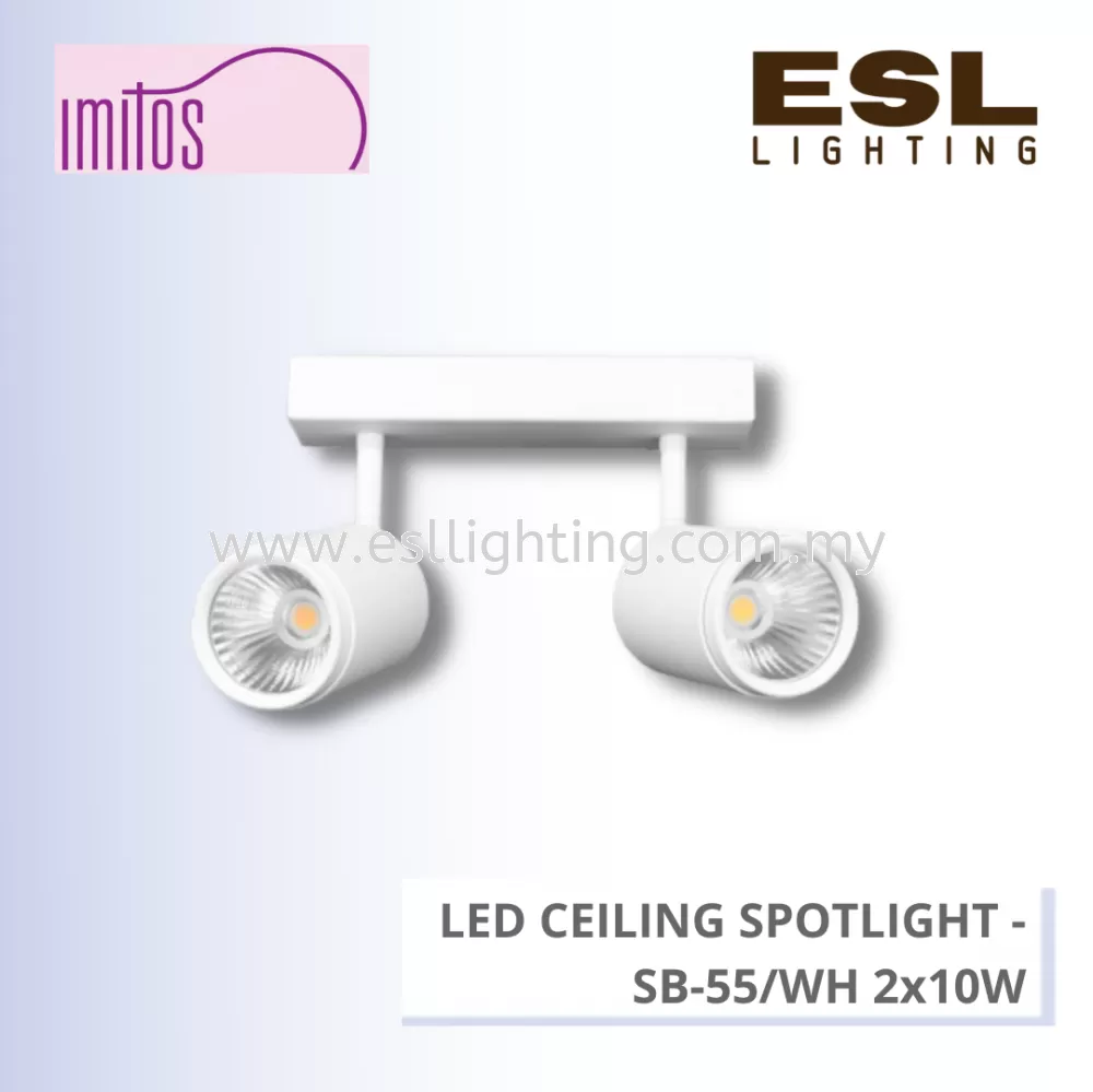 IMITOS LED CEILING SPOTLIGHT 2x10W - SB-55/WH 2x10W
