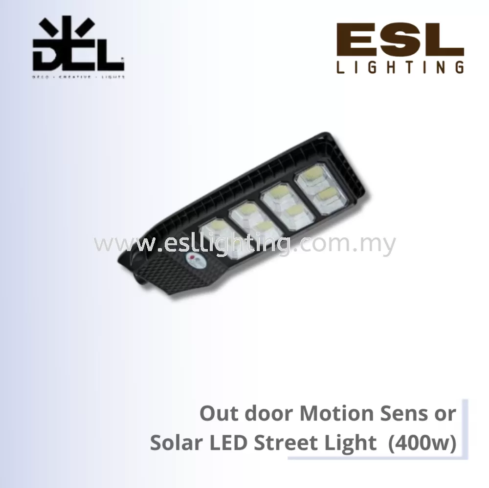 DCL Outdoor Motion Sensor Solar LED Street Light (400w) - DJV-99120-400W