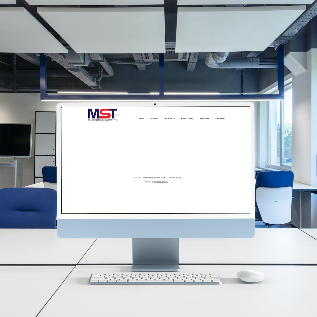Mst Label Industries Sdn Bhd Website Design & SEO Case Study | Printing & Signage in Johor