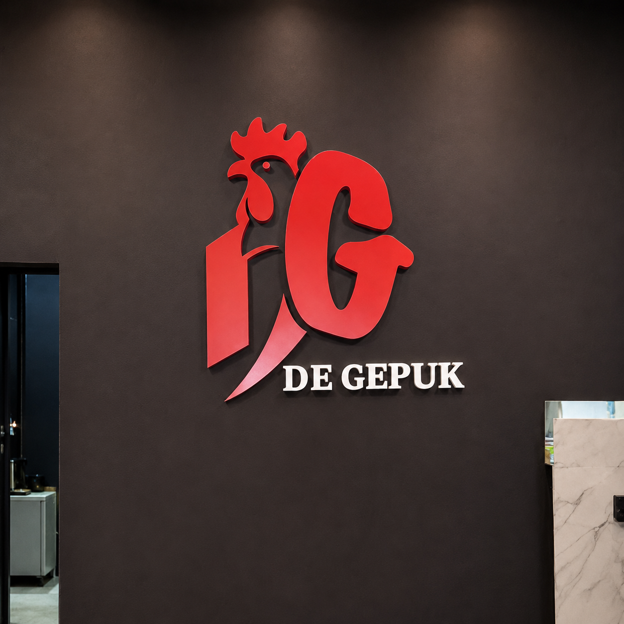 3D Logo Signage for Restaurant | Signmaker Klang