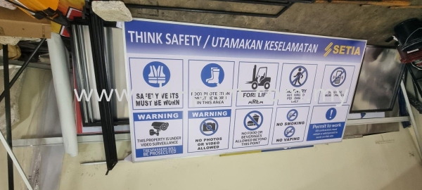 Setia Corporation (Shah Alam) - Safety Signage Safety Signage Signboard Selangor, Malaysia, Kuala Lumpur (KL), Shah Alam Manufacturer, Supplier, Supply, Supplies | ALL PRINT INDUSTRIES