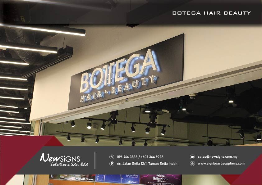Aluminium Back-lit Lettering_Botega