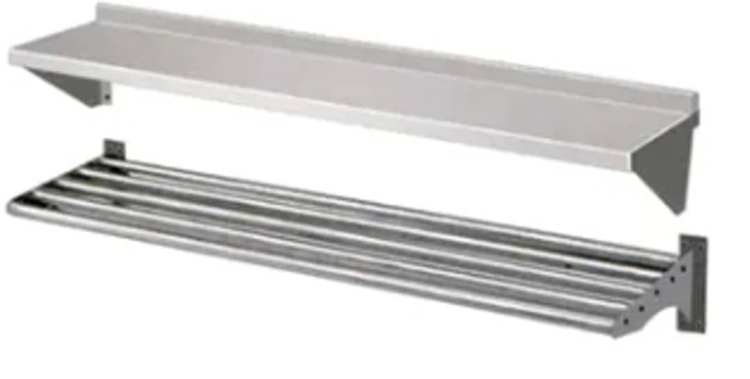 Stainless Steel Wall Shelf & Tubular Wall Shelf