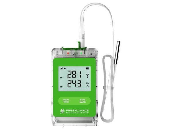 Freshliance Fresh Tracker 10 4G Real-Time Temperature, Humidity & Geolocation Data Logger