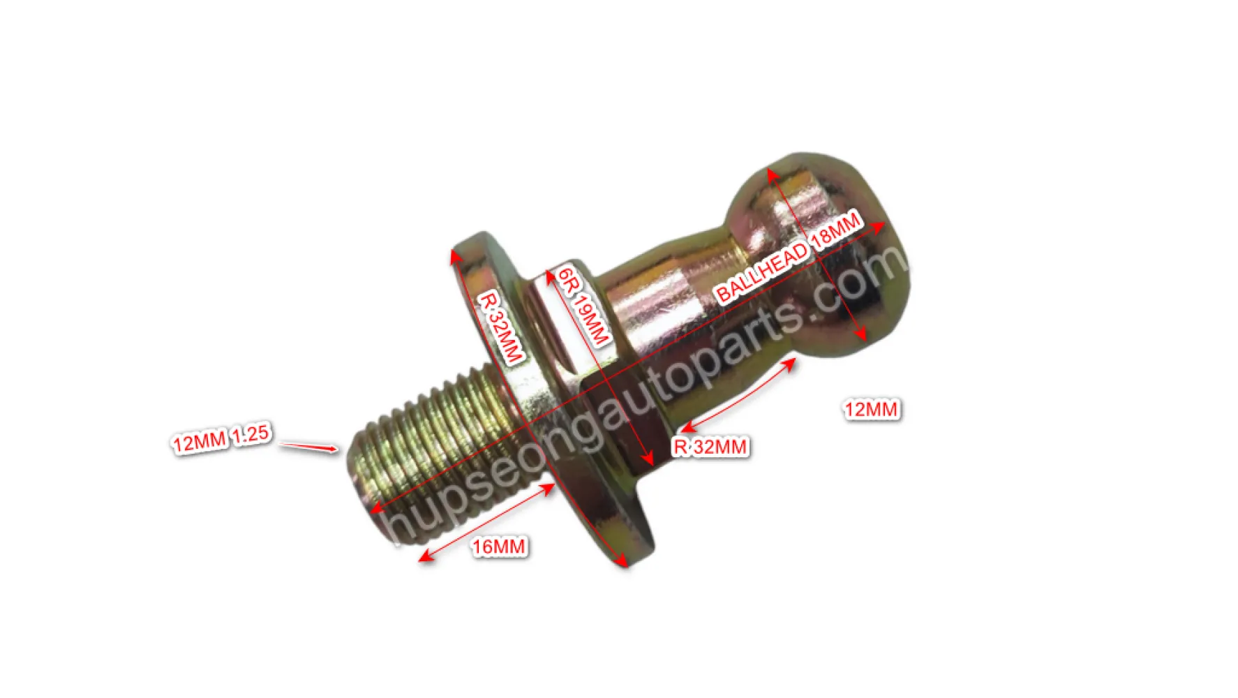 31236-71011 TOYOTA CLUTCH FORK BOLT (CFB-KUN25-10)