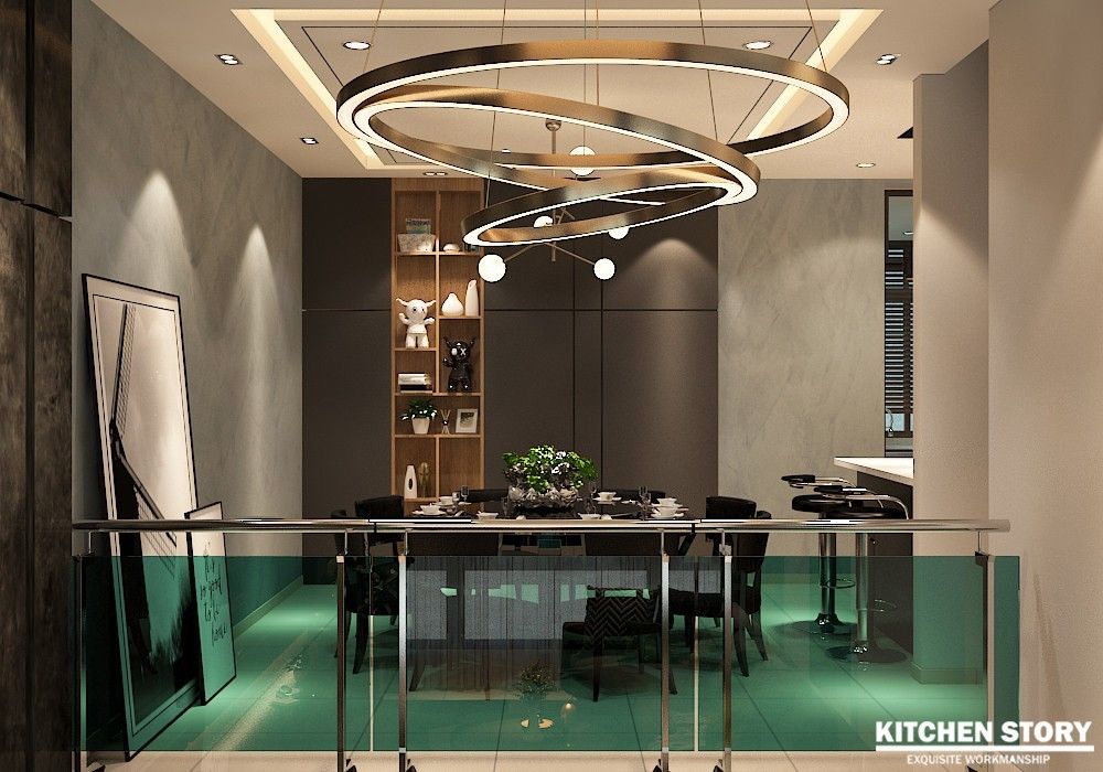 Stramax Residences - Interior Design for Living Room, TV Cabinet & Dry Kitchen Cabinet |  Sungai Ara, Bayan Lepas, Penang
