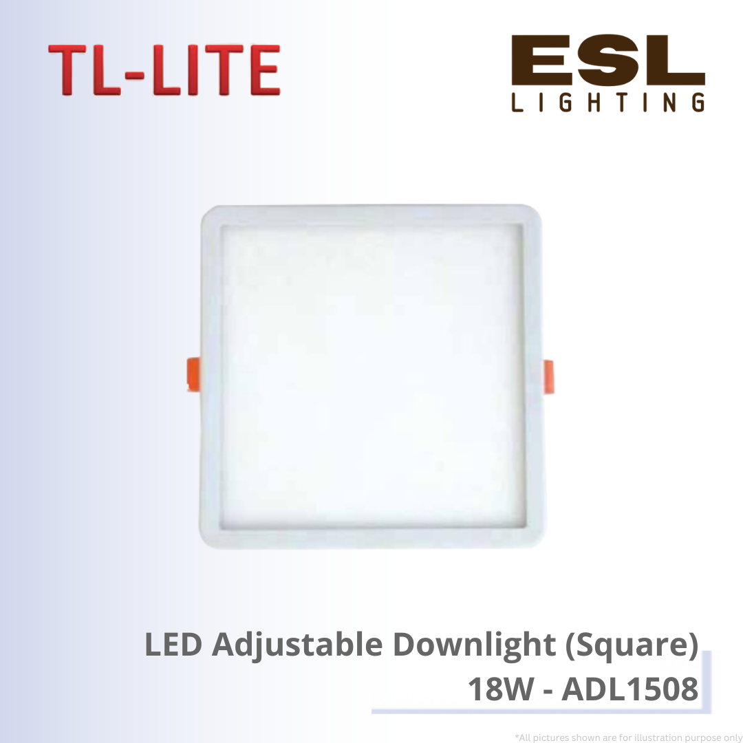 TL-LITE LED Adjustable Downlight (Square) 18W - ADL1508