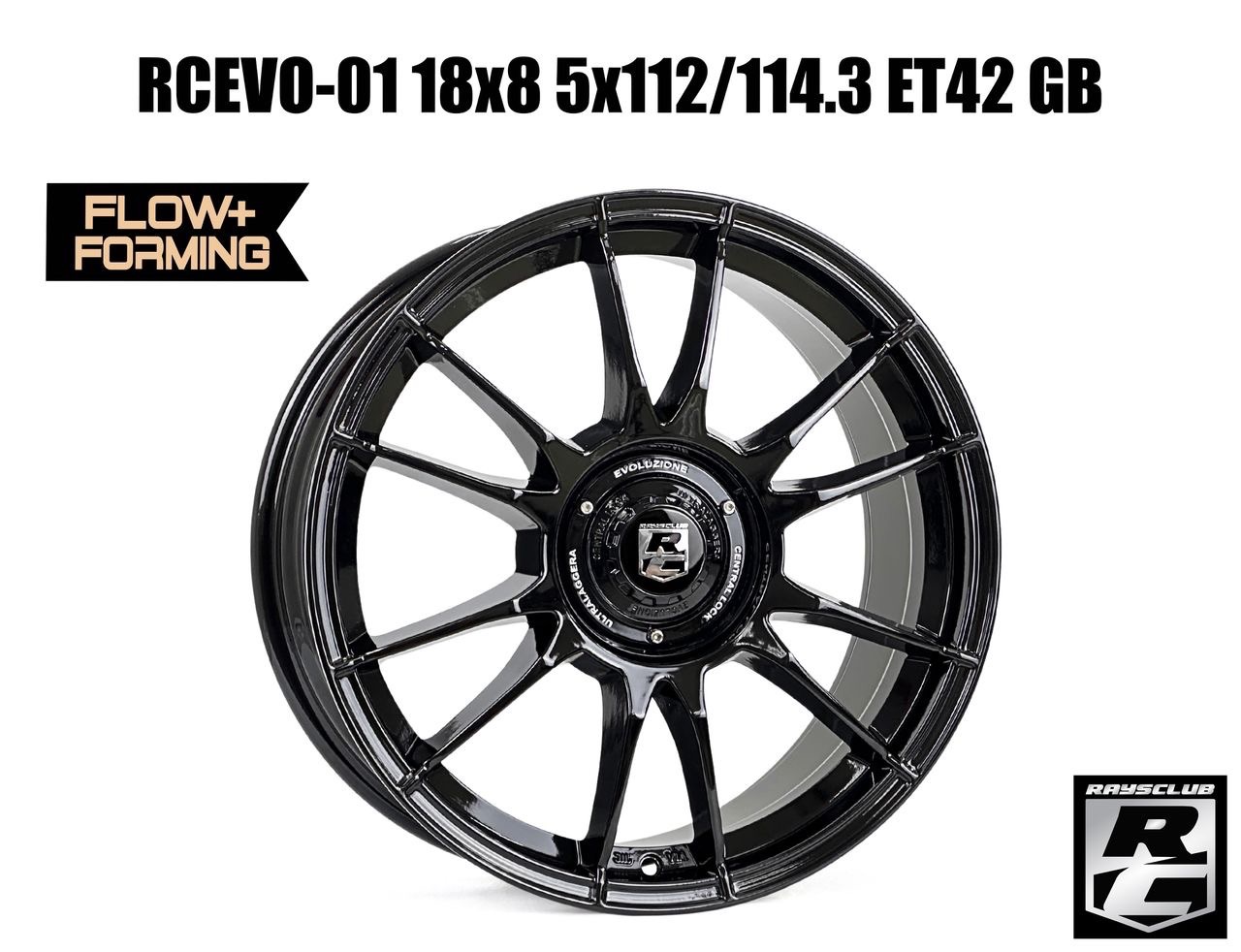RCEVO-01 18x8 5x112/114.3 ET42 GB