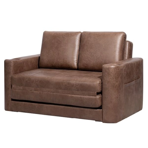 ICELAND II Three-Seats Sofa-Bed Mud Brown