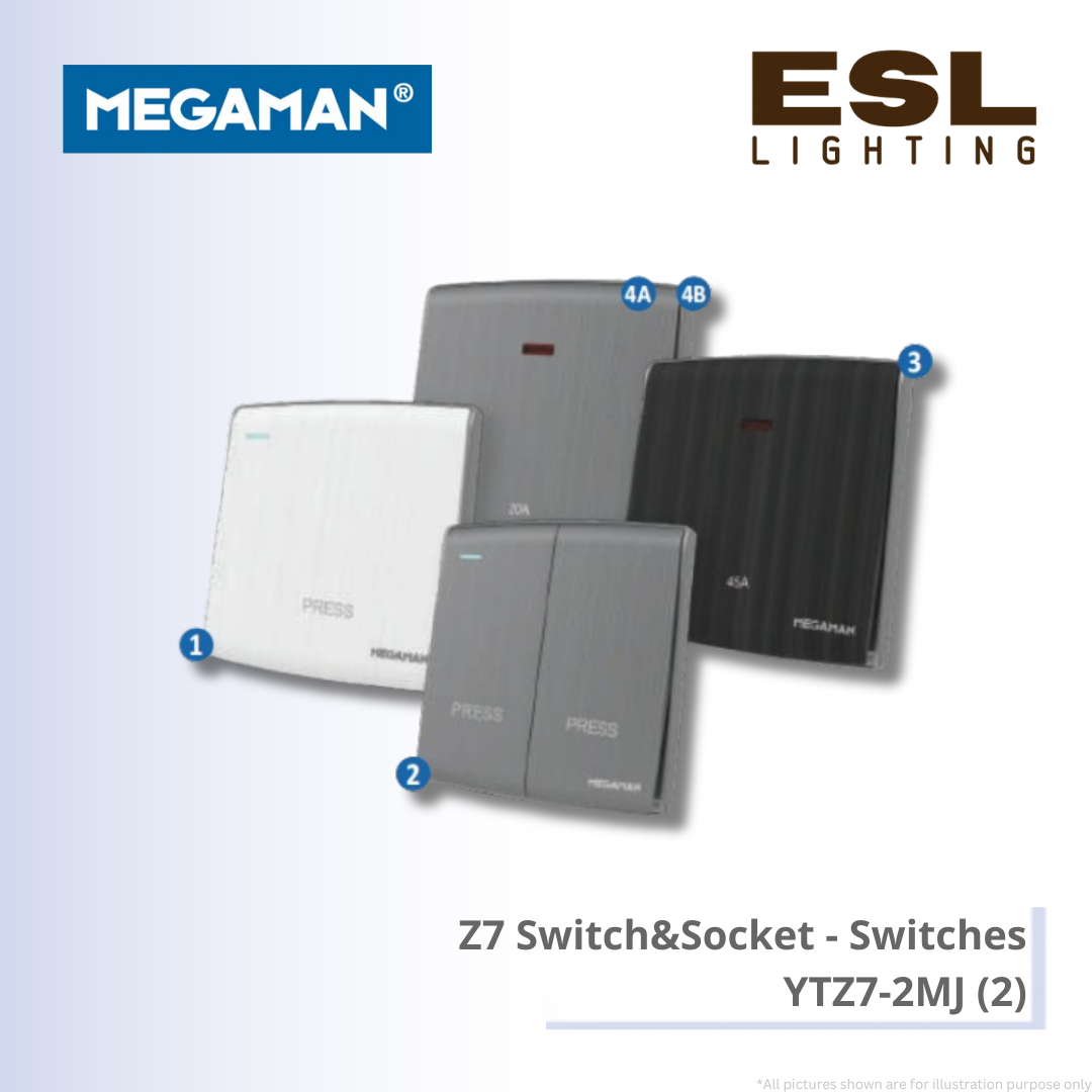MEGAMAN Z7 Switch&Socket - Switches - YTZ7-2MJ (2)