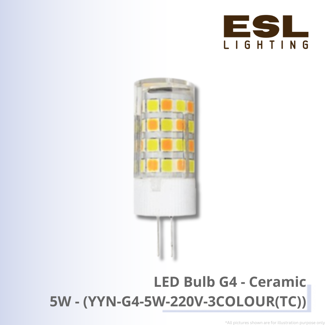 LED Bulb G4 Ceramic 5W - YYN-G4-5W-220V-3COLOUR(TC)