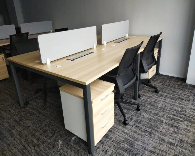 Office Furniture USJ Taipan Office Workstation Table Cluster Of 4，6 Seater | Office Cubicle | Office Partition IP-W10