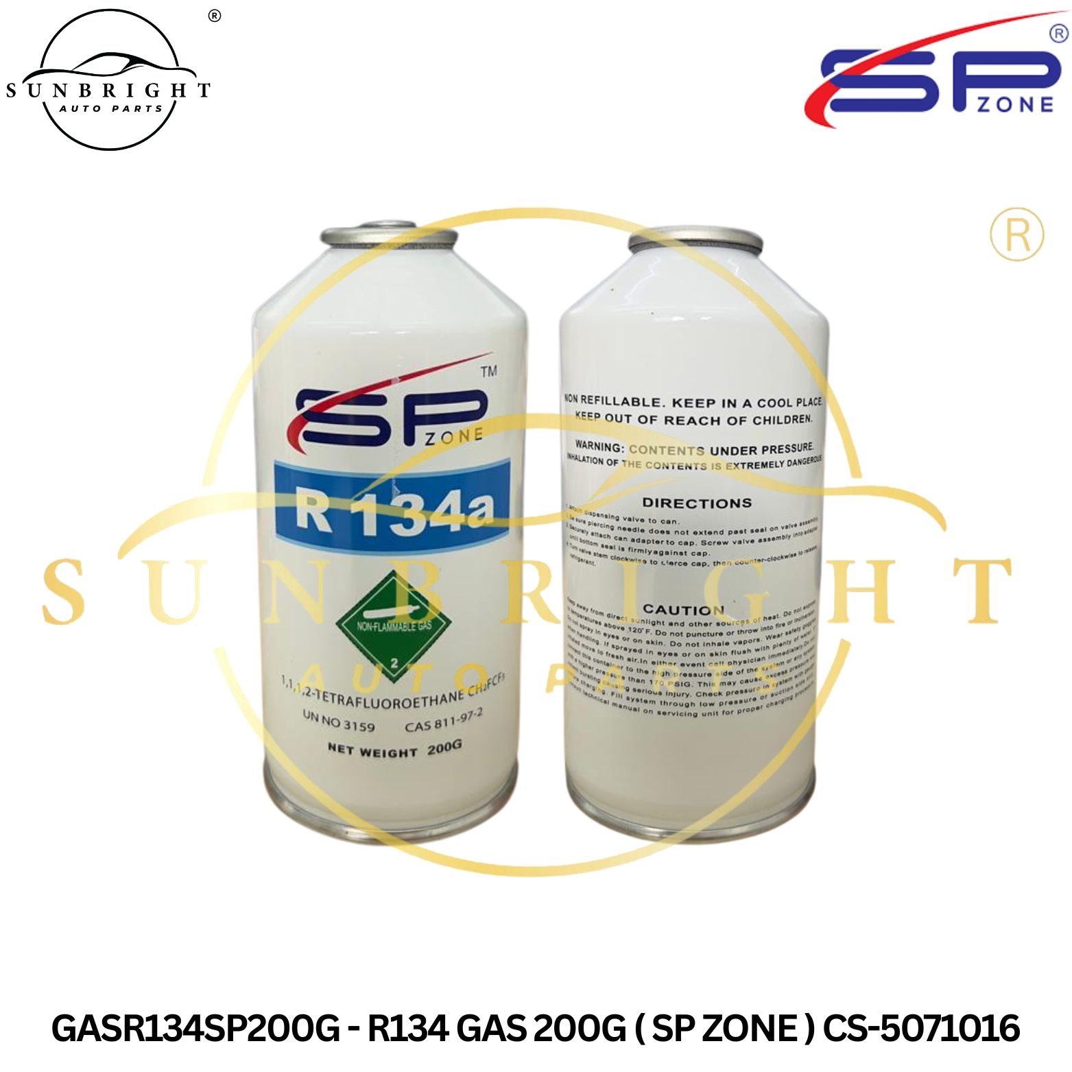 GASR134SP200G - R134 GAS 200G ( SP ZONE ) CS-5071016