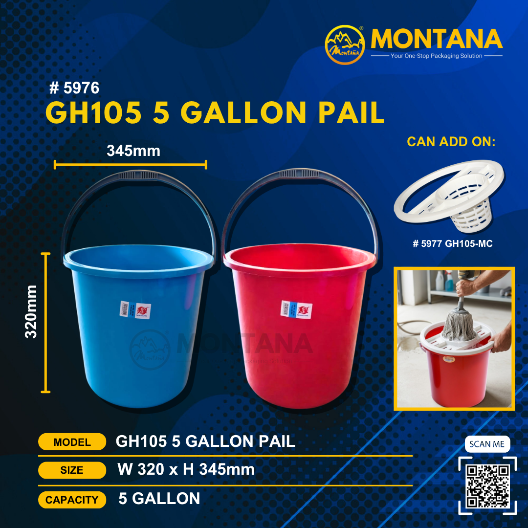 (5976) GH105 5 GALLON PAIL