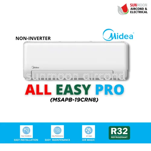 1 SCREW, 1 MINUTE FOR DEEP CLEAN MIDEA ALL EASY PRO 2.0HP AIR CONDITIONER NON INVERTER - RAWANG, SG BULOH, DAMANSARA, SUBANG