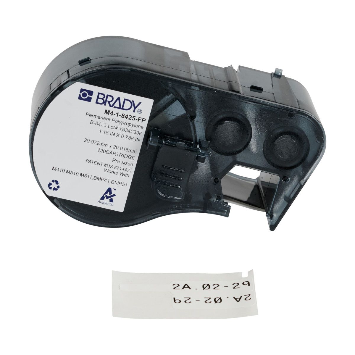 P-Flag Glossy Polypropylene Wire and Cable Labels for M4 M5 Printers