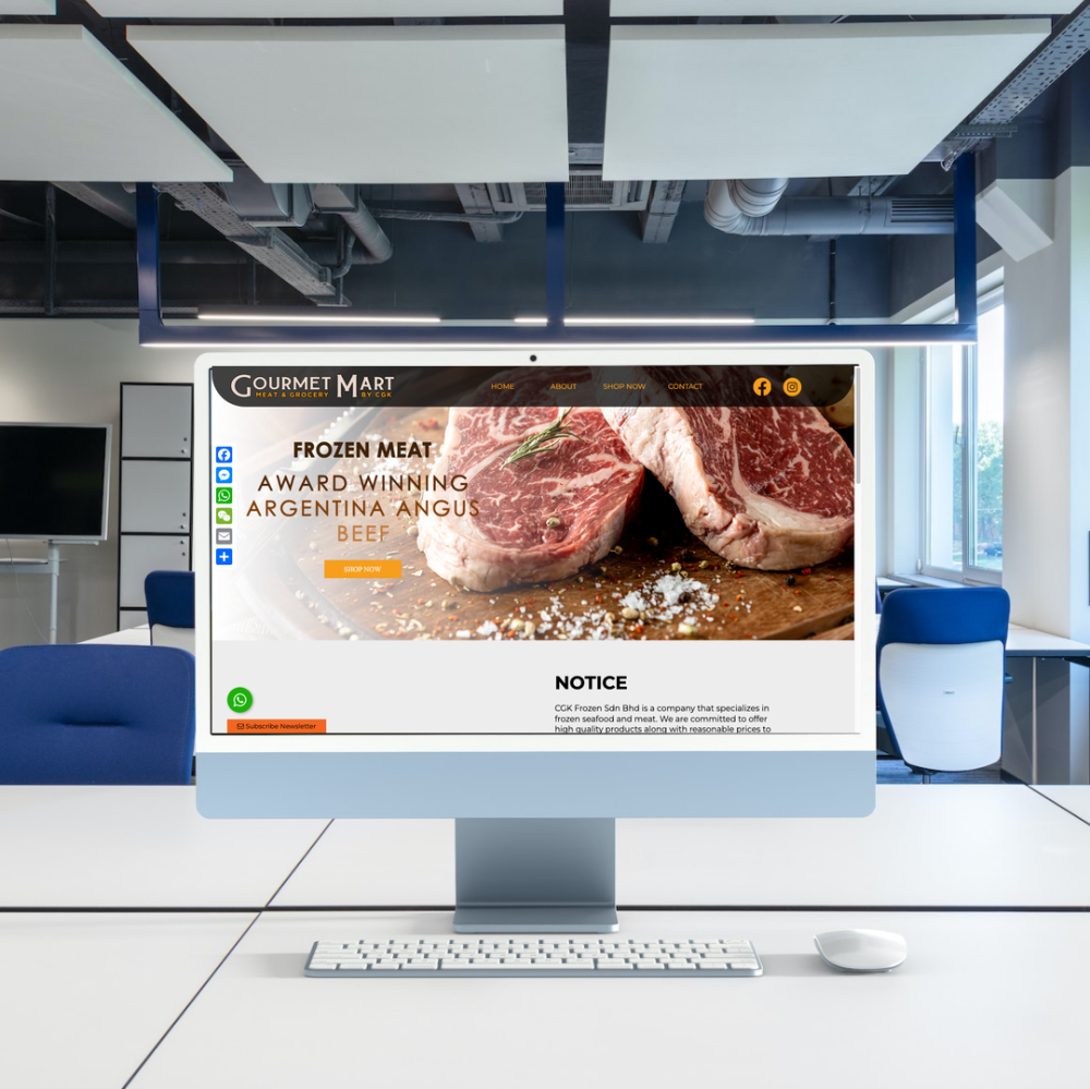 Frozen Seafood Web Design | SEO | Digital Marketing | Kuala Lumpur