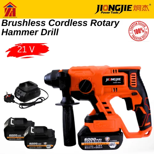 Jiongjie Brushless Cordless Rotary Hammer Drill