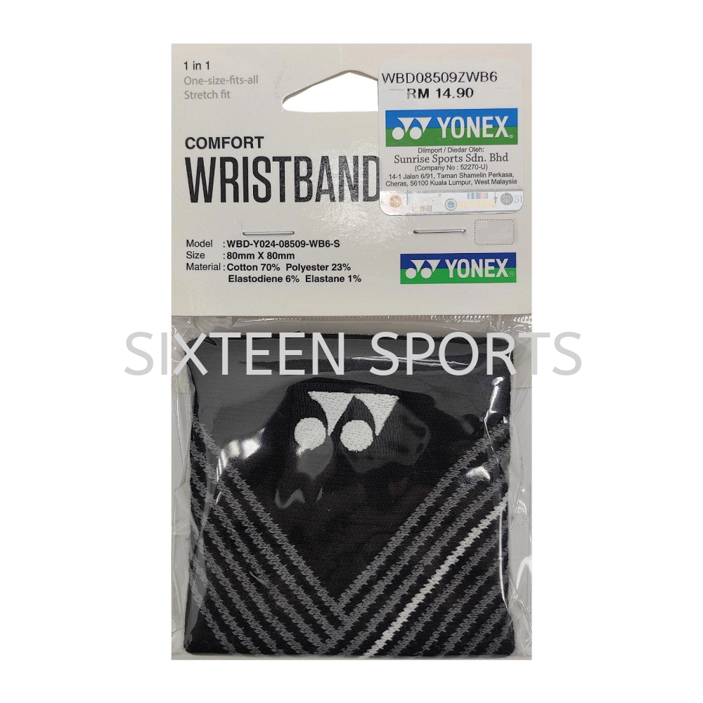  Yonex Wrist Band 08509 Jet Black