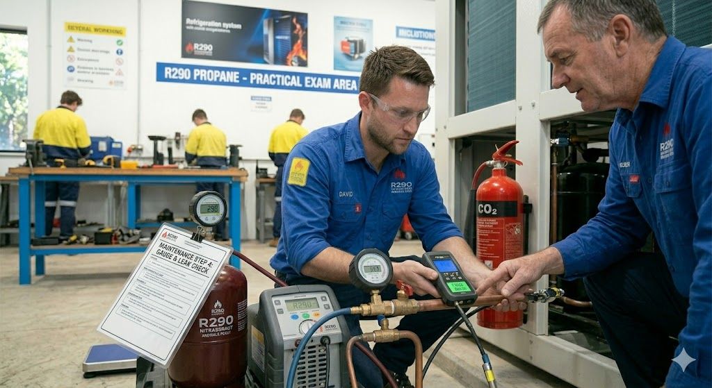 propane refrigerant maintenance procedures