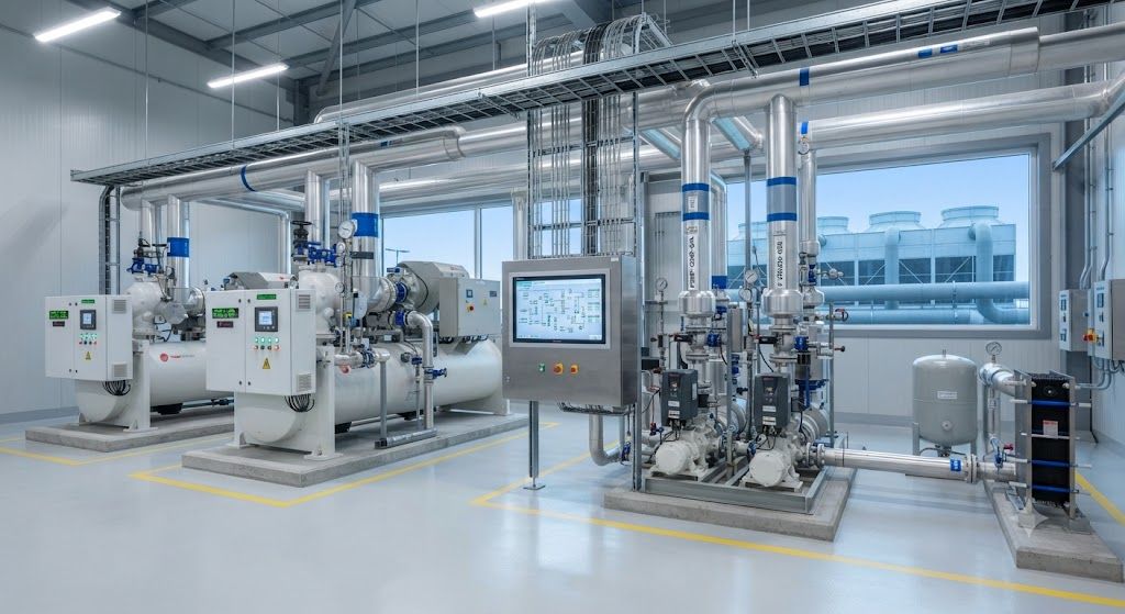 Pharmaceutical chilled water plant engineering