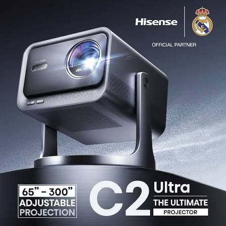 Hisense 4K Triple Laser Ultimate Projector /Auto AI Adjusting/Sound by JBL/Dolby Vision /HDR 10+ - C2 Ultra