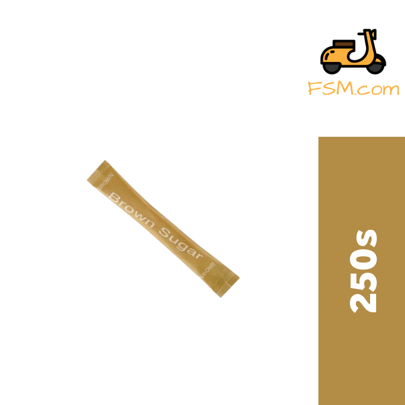 Brown Sugar Stick 4g (250 sachets)