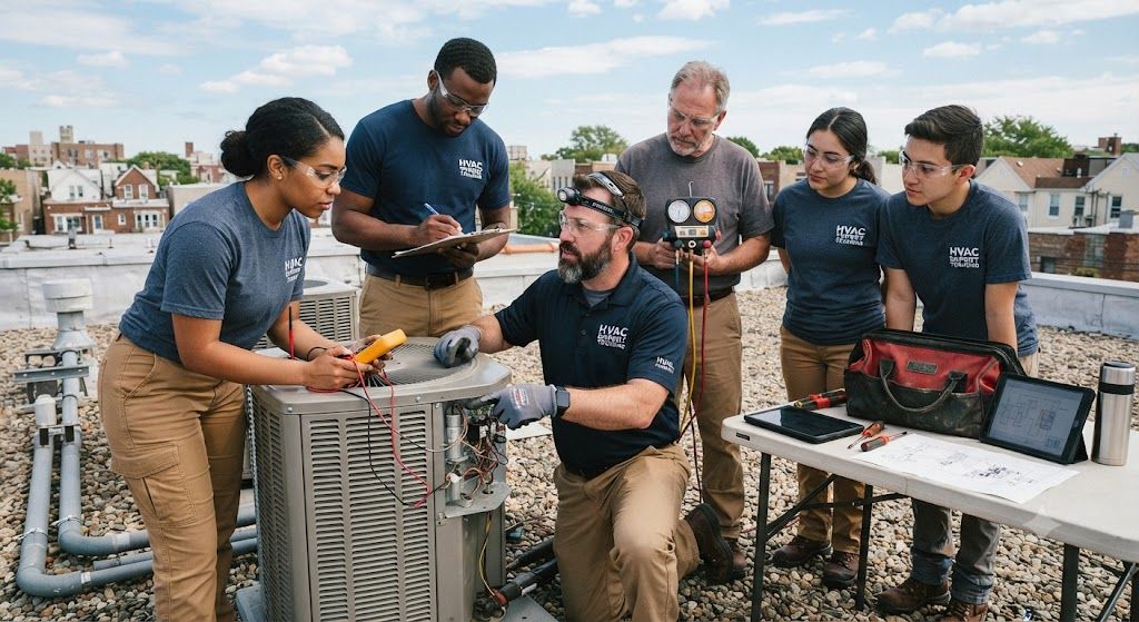 HVAC service and maintenance course